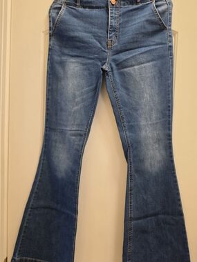 Women’s Blue Flare Jeans